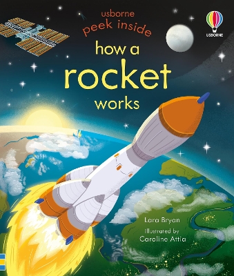 Book cover for Peek Inside How a Rocket Works