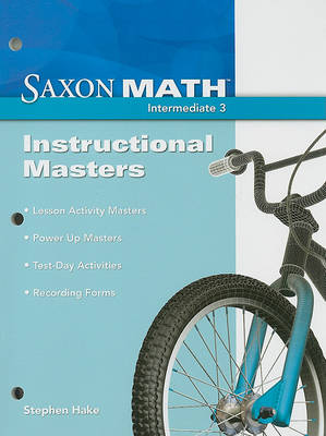 Book cover for Saxon Math Intermediate 3: Instructional Masters