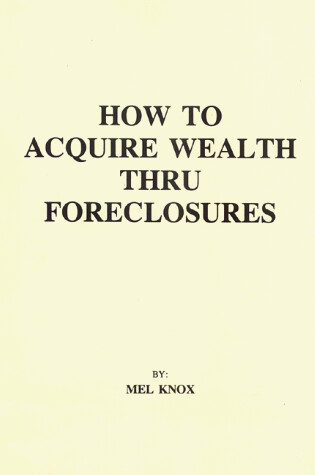 Cover of How to Acquire Wealth Thr