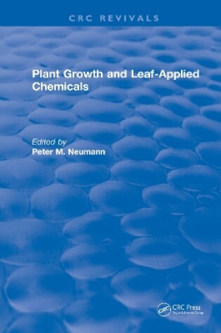 Cover of Plant Growth and Leaf-Applied Chemicals