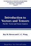 Book cover for Introduction to Vectors and Tensors