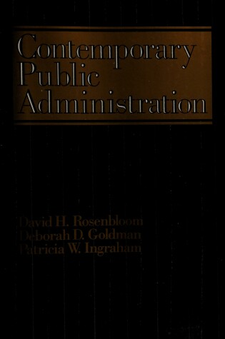 Cover of Public Administration Reader