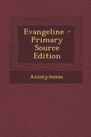 Cover of Evangeline