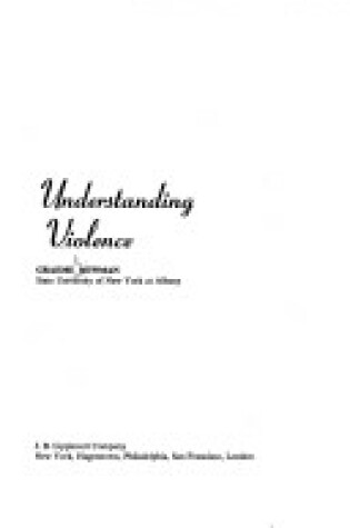 Cover of Understanding Violence