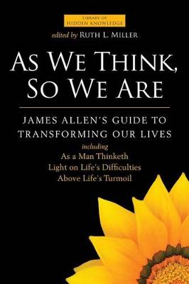 Book cover for As We Think, So We are