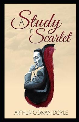 Book cover for A study in scarlet by arthur conan doyle illustrated edition