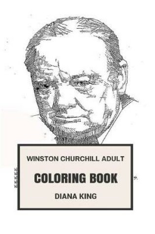 Cover of Winston Churchill Adult Coloring Book