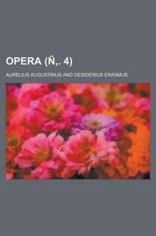 Cover of Opera Volume N . 4