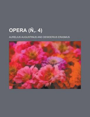 Book cover for Opera Volume N . 4