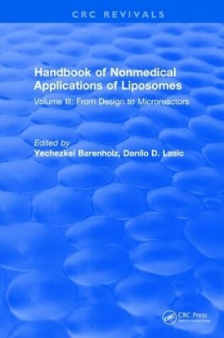 Cover of Handbook of Nonmedical Applications of Liposomes