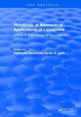 Cover of Handbook of Nonmedical Applications of Liposomes