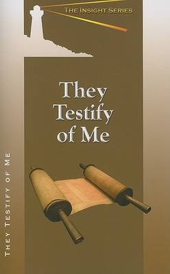 Book cover for They Testify of Me