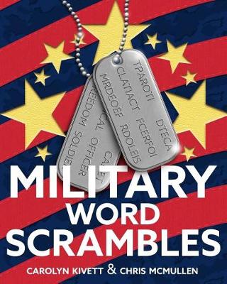 Book cover for Military Word Scrambles