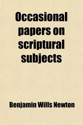 Book cover for Occasional Papers on Scriptural Subjects (Volume 3)