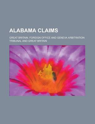Book cover for Alabama Claims