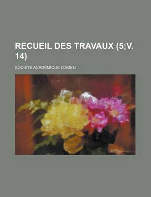 Book cover for Recueil Des Travaux (5;v. 14)