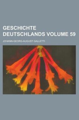 Cover of Geschichte Deutschlands Volume 59