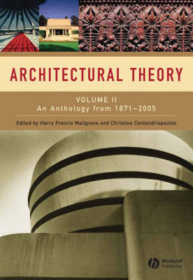 Cover of Architectural Theory