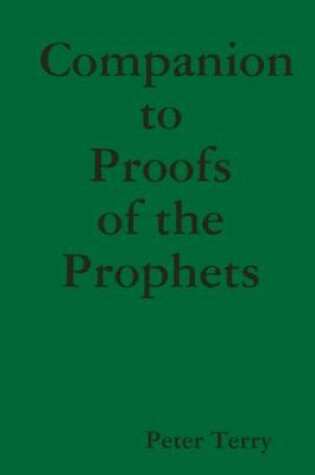 Cover of Companion to Proofs of the Prophets