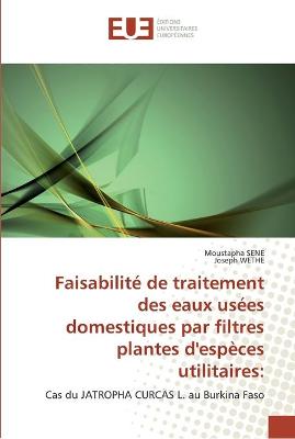 Cover of Faisabilite de traitement des eaux usees domestiques par filtres plantes d'especes utilitaires