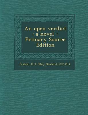 Book cover for An Open Verdict