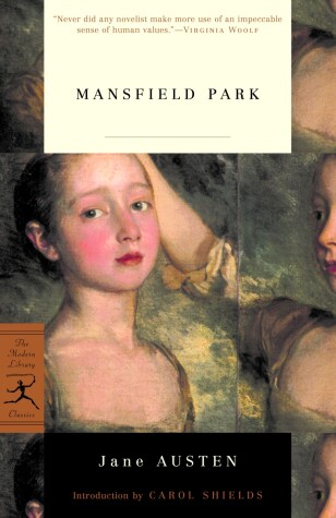 Book cover for Mansfield Park