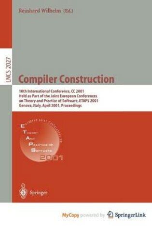 Cover of Compiler Construction