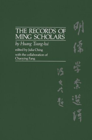 Book cover for Records of Ming Scholars