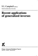 Book cover for Recent Applications of Generalized Inverses