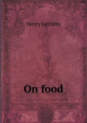 Book cover for On food