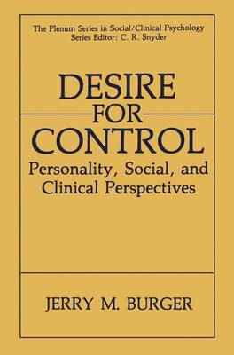 Book cover for Desire for Control