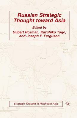 Book cover for Russian Strategic Thought toward Asia