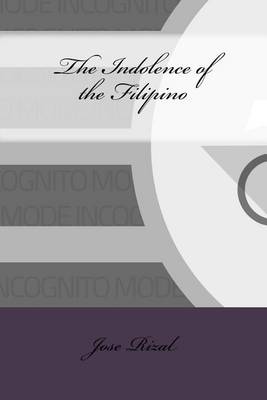 Book cover for The Indolence of the Filipino