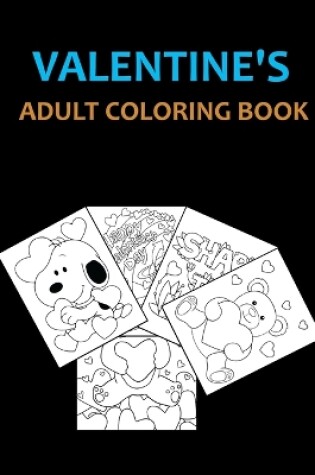 Cover of Valentine's Adult Coloring Book