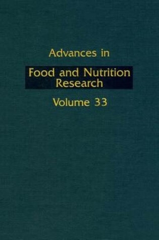 Cover of Advancs in Food & Nutrition Research, V33