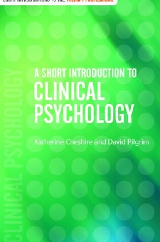 Cover of A Short Introduction to Clinical Psychology