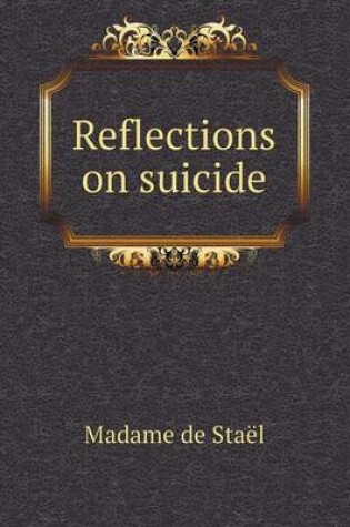 Cover of Reflections on suicide