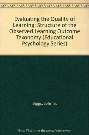 Cover of Evaluating the Quality of Learning