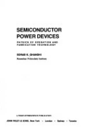 Cover of Semiconductor Power Devices