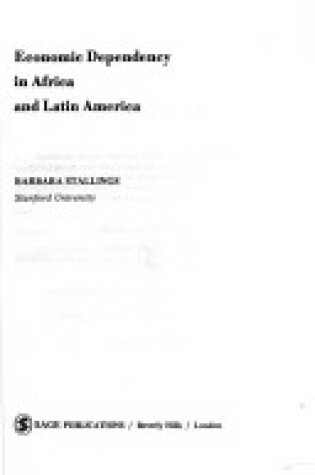 Cover of Economic Dependency in Africa and Latin America