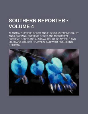 Book cover for Southern Reporter (Volume 4)