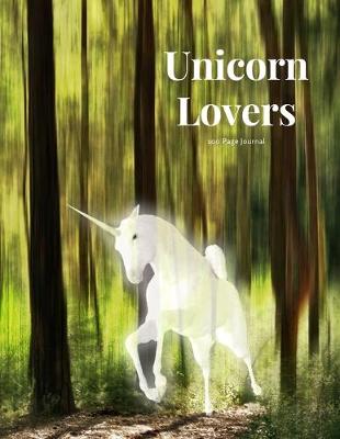 Book cover for Unicorn Lovers 100 page Journal