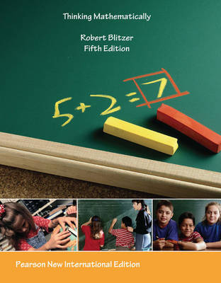 Book cover for Thinking Mathematically Pearson New International Edition, plus MyMathLab without eText