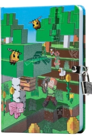 Cover of Minecraft: Mobs Glow-In-The-Dark Lock & Key Diary