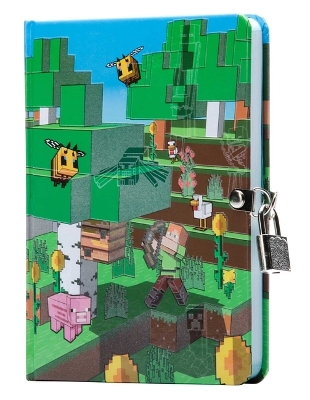 Cover of Minecraft: Mobs Glow-In-The-Dark Lock & Key Diary