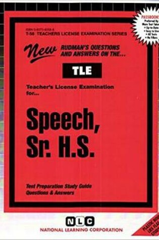 Cover of Speech, Sr. H.S.
