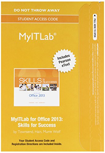 Book cover for MyLab IT with Pearson eText -- Access Card -- for Skills for Success with Office 2013