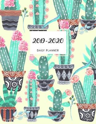 Book cover for 2019 2020 15 Months Cactus Cacti Daily Planner