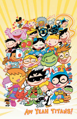 Book cover for Tiny Titans Vol. 8 Aw Yeah Titans!