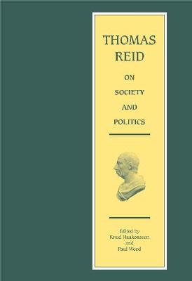 Book cover for Thomas Reid on Society and Politics